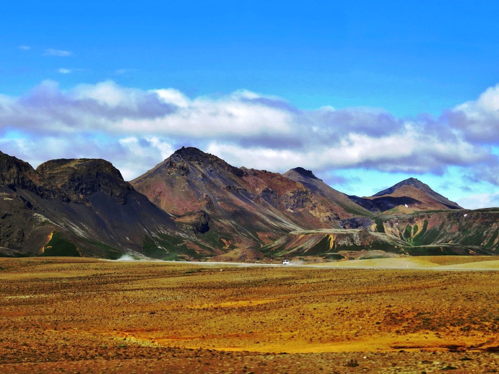 Icelandic highlands landscape